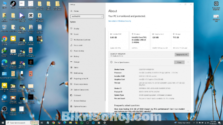 HP elitebook 840 g3 756GB SSD